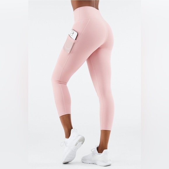 Fabletics On-The-Go Powerhold High Rise Capri Leggings - Picture 3 of 9